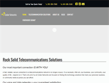 Tablet Screenshot of cedarnetworks.com
